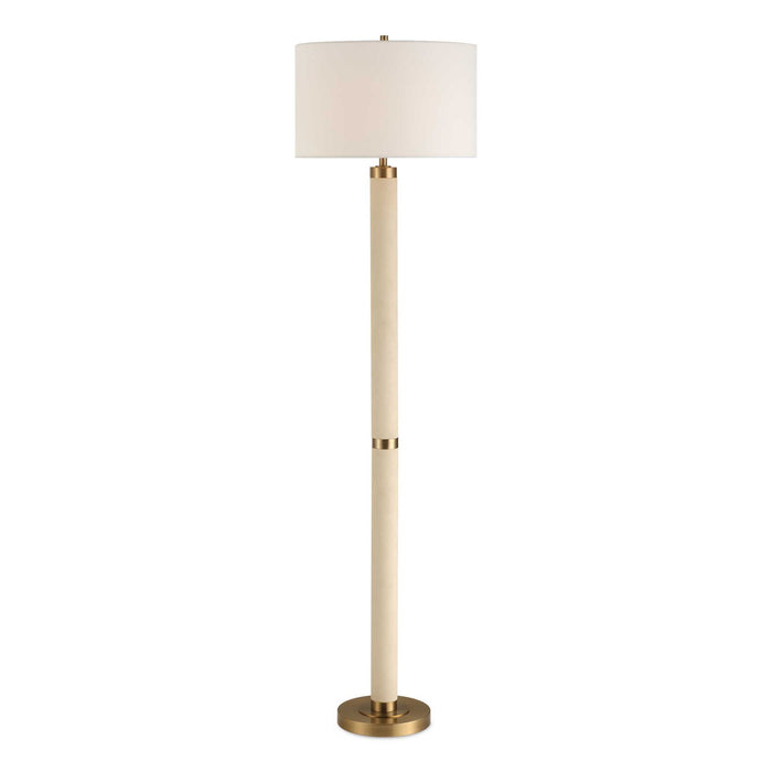 Wessex - Floor Lamp - Gold / White