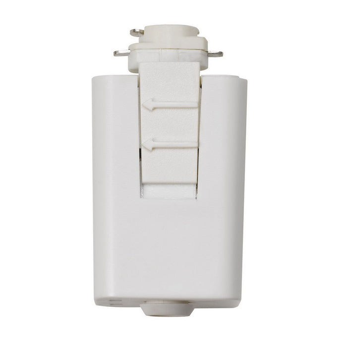 Line Voltage Pendant Track Adopter For Ht Track System - White