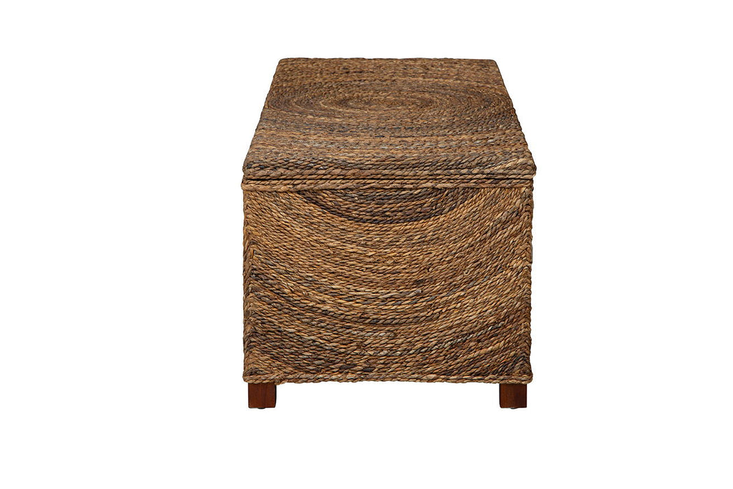 Madura - Storage Bench - Dark Brown