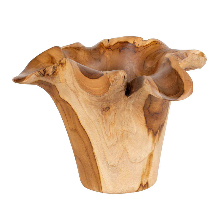 Teak Flow - Outdoor Bowl - Natural