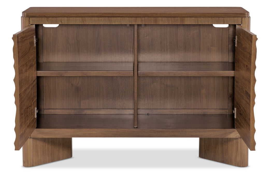 Eleana - Two Door Chest - Medium Wood