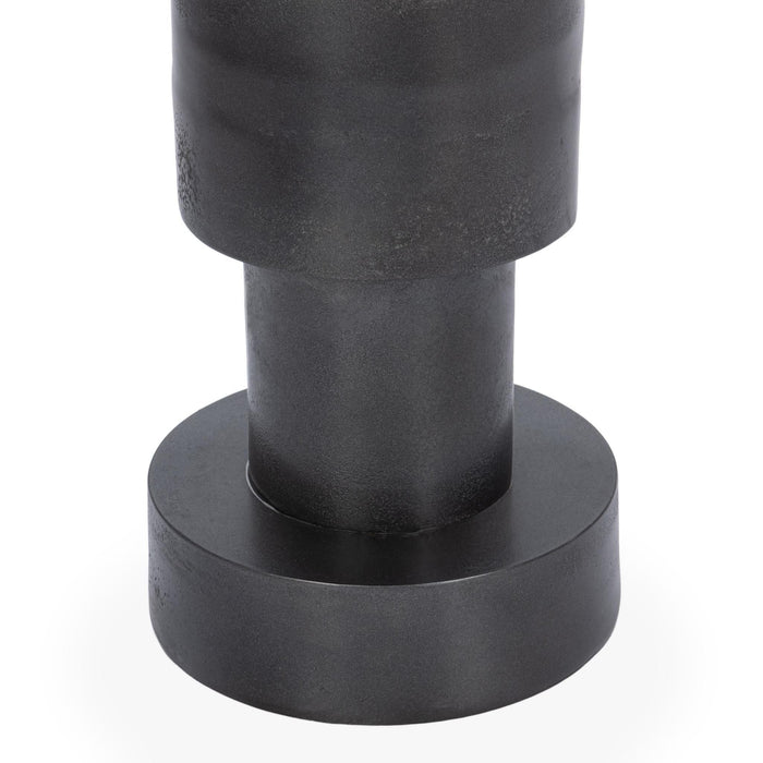 Callen - Round Accent Table - Antique Nickel