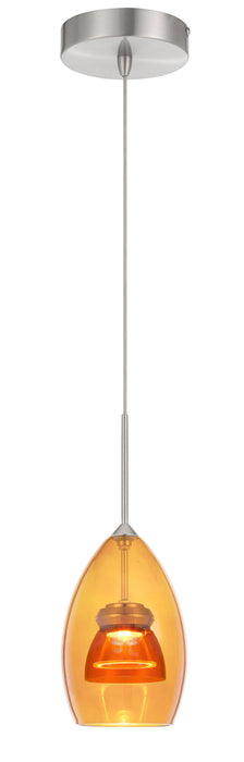 13" Height Pendant - Amber & Yellow