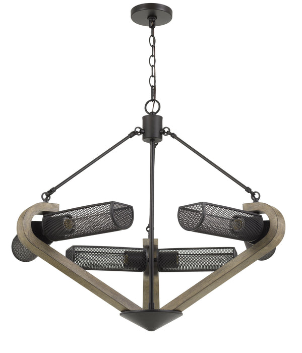 Baden - Chandelier - Wood & Iron