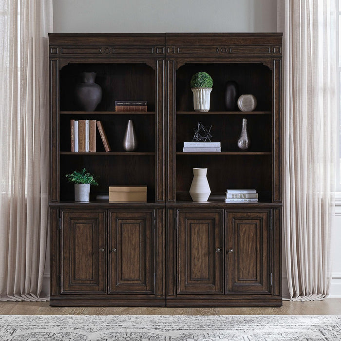 Providence Park - Bunching Bookcase (Set of 2) - Chateau Brown