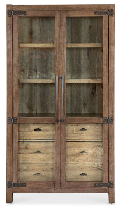 Vineyard Row - Display Cabinet - Light Brown