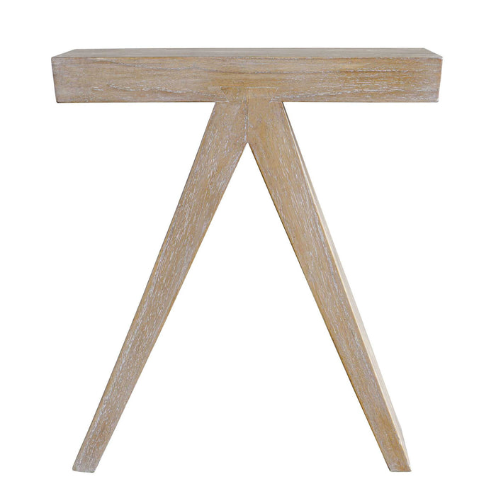 Pruitt - Modern Accent Table - Woodtone