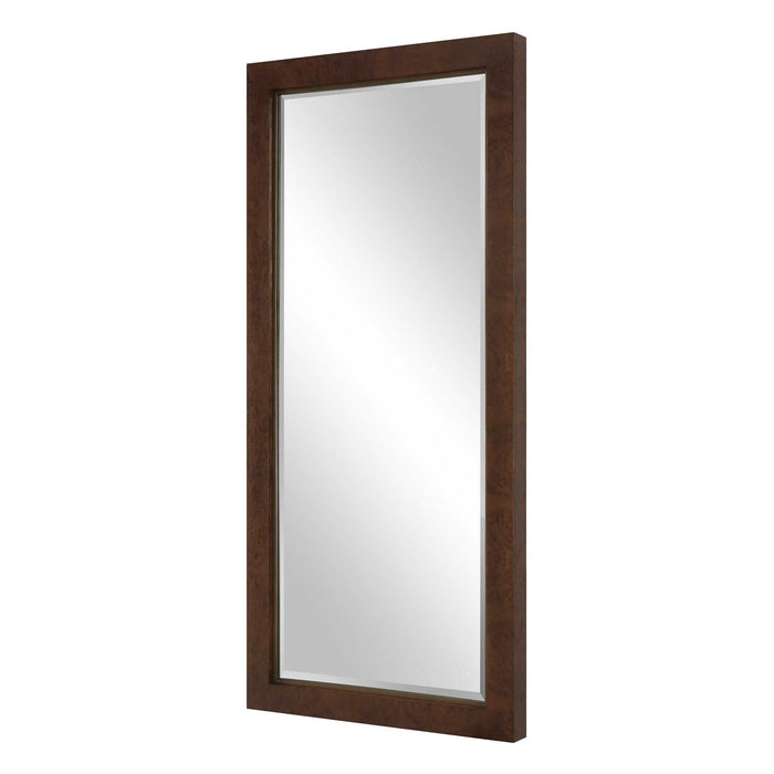 Durant - Tall Wood Mirror - Brown