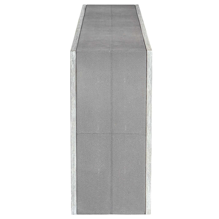 Aerina - Console Table - Aged Gray