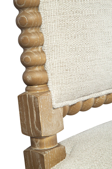 Sara - Counter Stool - White / Light Brown