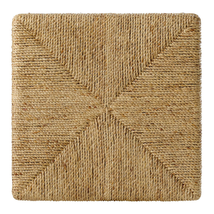 Rosalie - Woven Cube Table - Light Brown