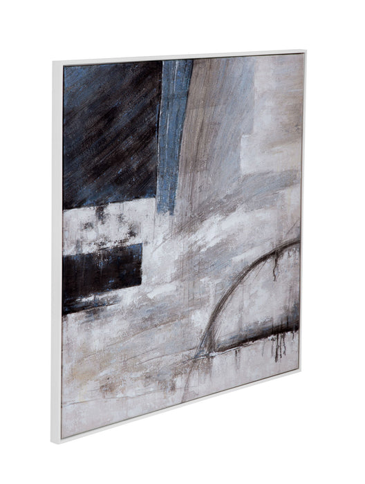 Yuma Canvas Art - Gray