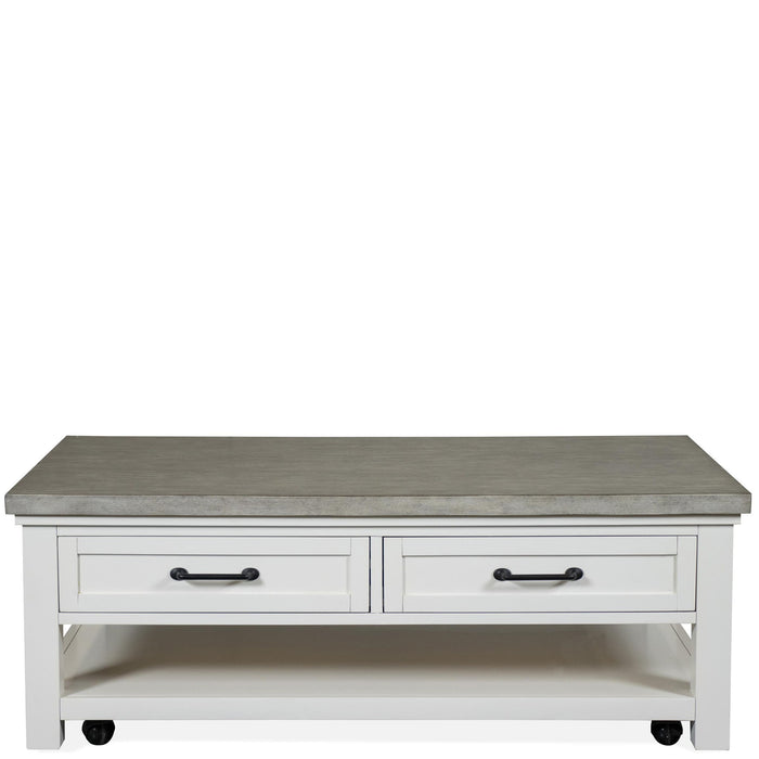 Cora - Large Coffee Table - Cloud / Fog