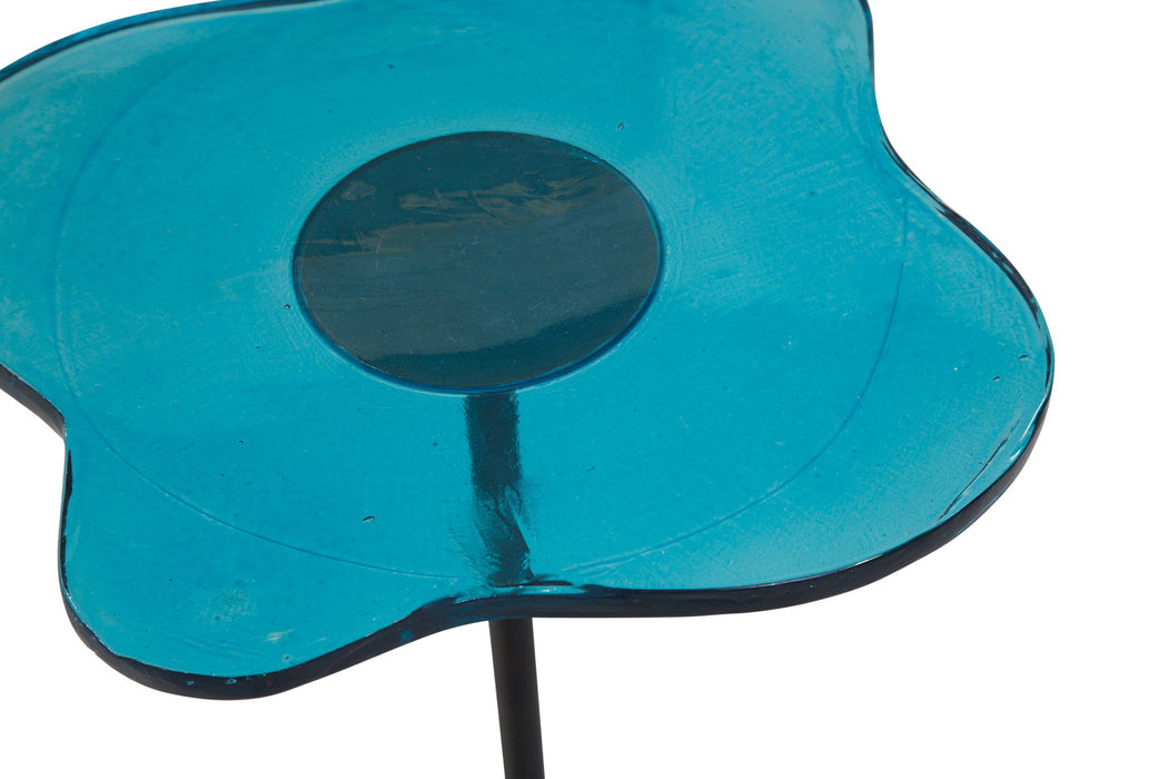 Elijah - Accent Table - Blue