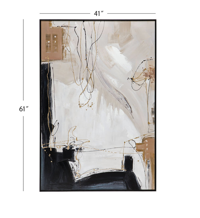 Additions Canvas Art - Pearl Silver