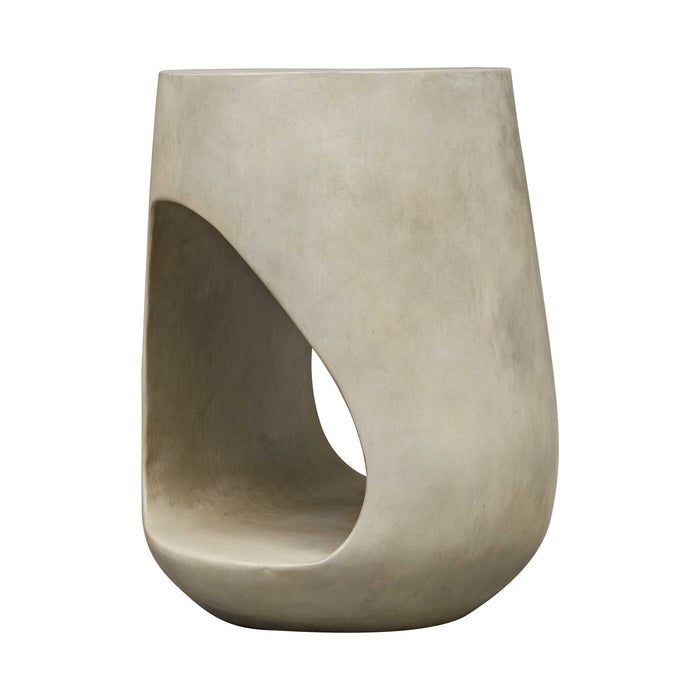 Lithos - Outdoor Accent Table - Gray