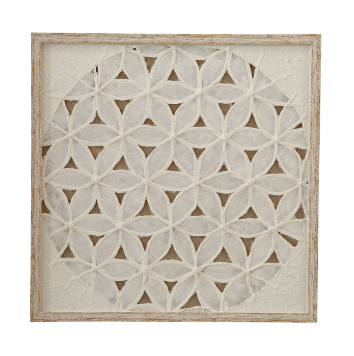 Lamberts Bay Wall Art - White / Light Brown