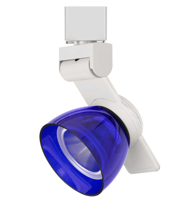 6" Height Metal Track Head - White & Blue