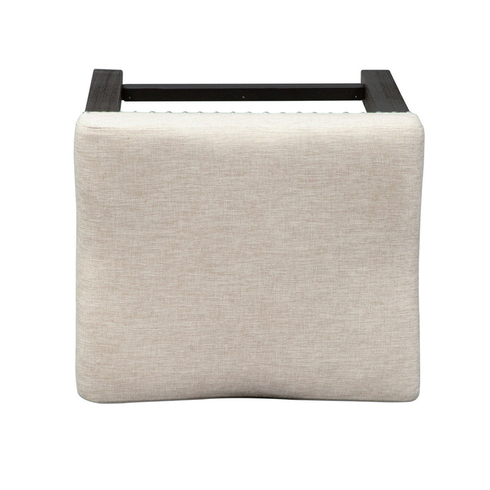 Heatherbrook - Upholstered Console Stool - Charcoal & Ash