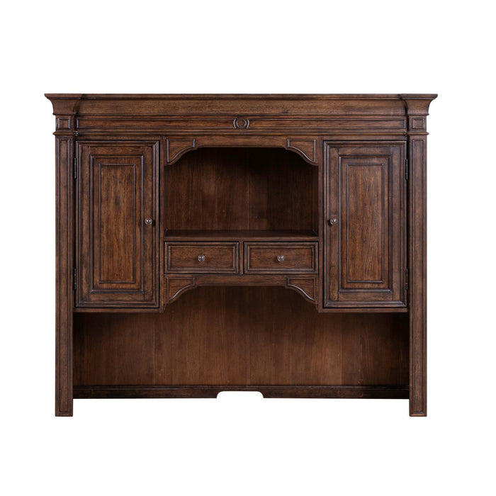 Providence Park - Jr Executive Credenza Hutch - Chateau Brown