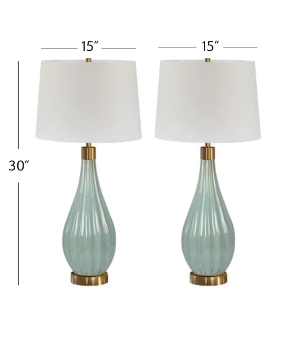 Apex - Table Lamp - Aqua