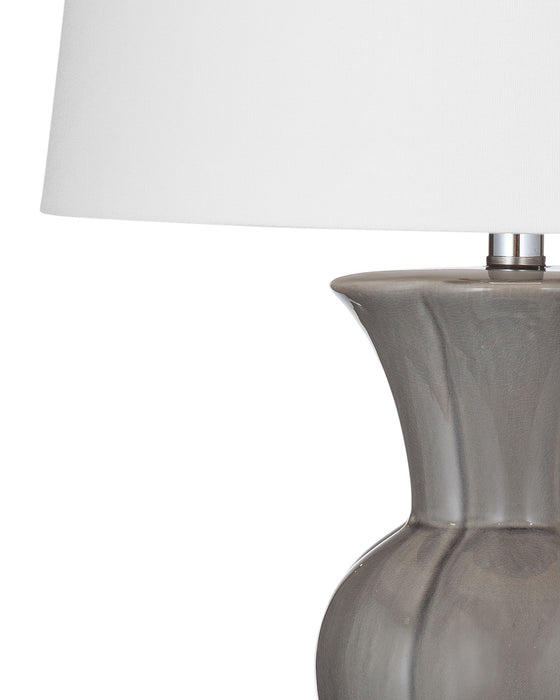 Orillia - Table Lamp - Gray / White
