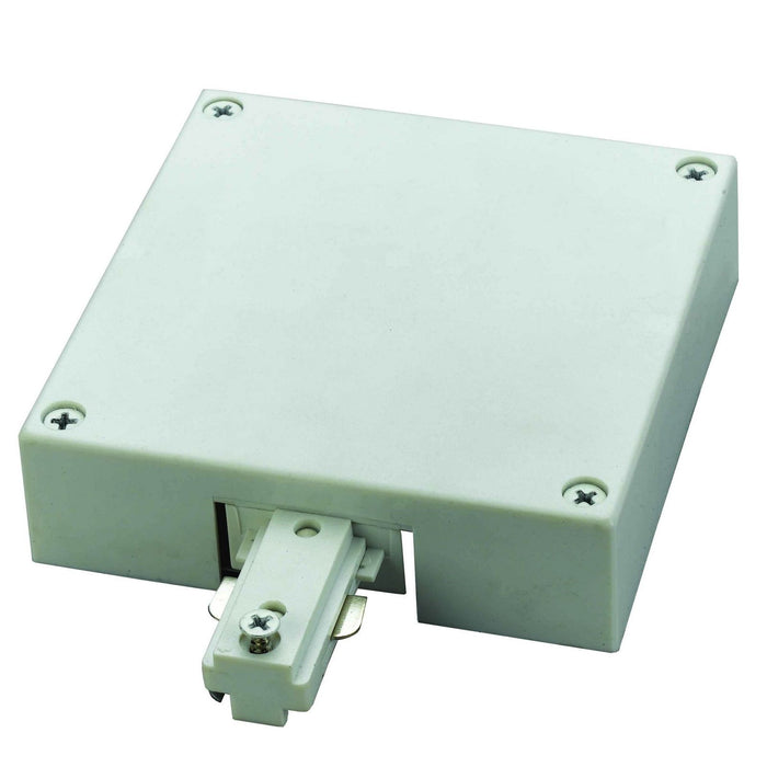 1.1" Height T Bar Mount Live End Feed - White