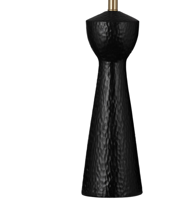Asheland - Black Table Lamp - Sleek / Black Texture