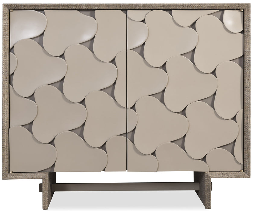 Melange - Pinwheel Hall Chest - Gray