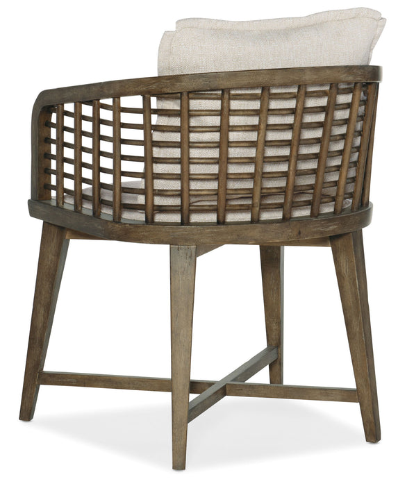 Sundance - Barrel Back Chair - Beige / Light Brown