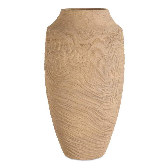 Sandstone Flow - Terracotta Vase