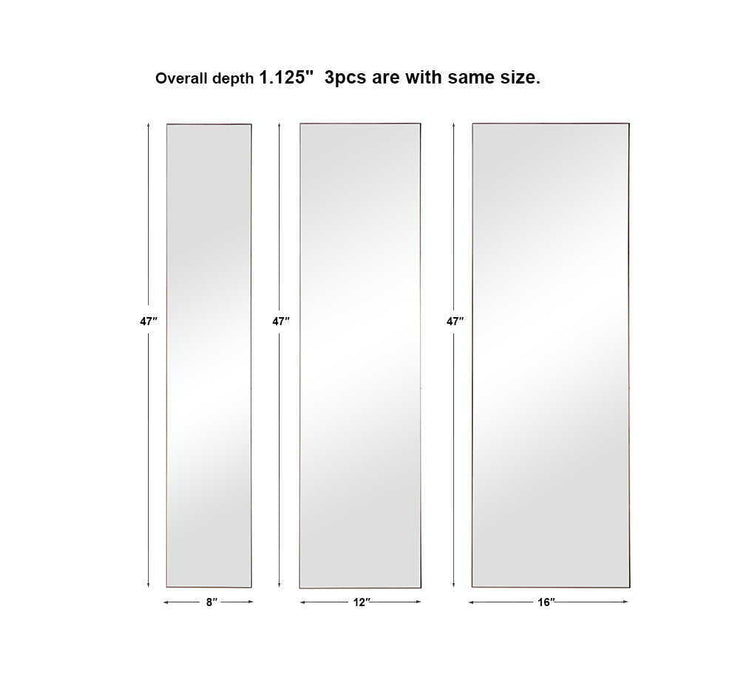 Rowling - Mirrors (Set of 3) - Gold