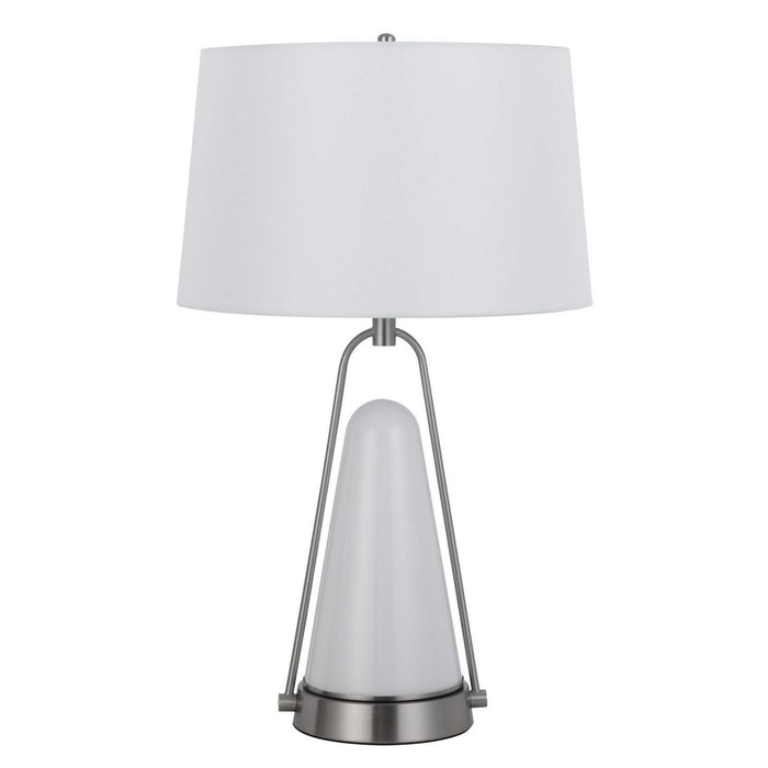 Birchmore - 28.75" Height Metal / Glass - Brushed Steel