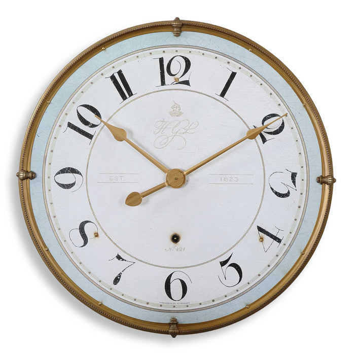 Torriana - Wall Clock - Gold