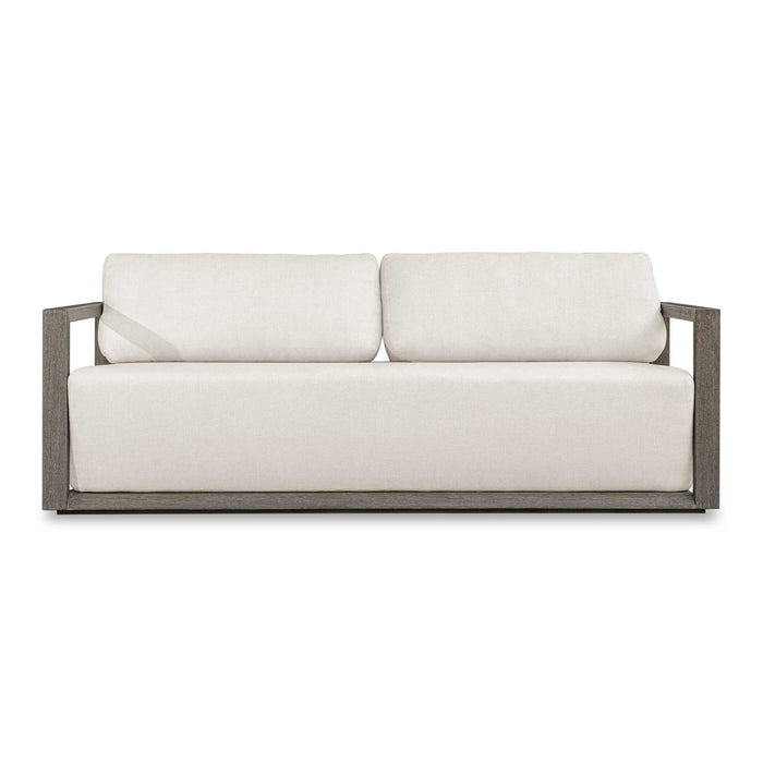 Remsen - Outdoor Sofa - Gray / Oyster White