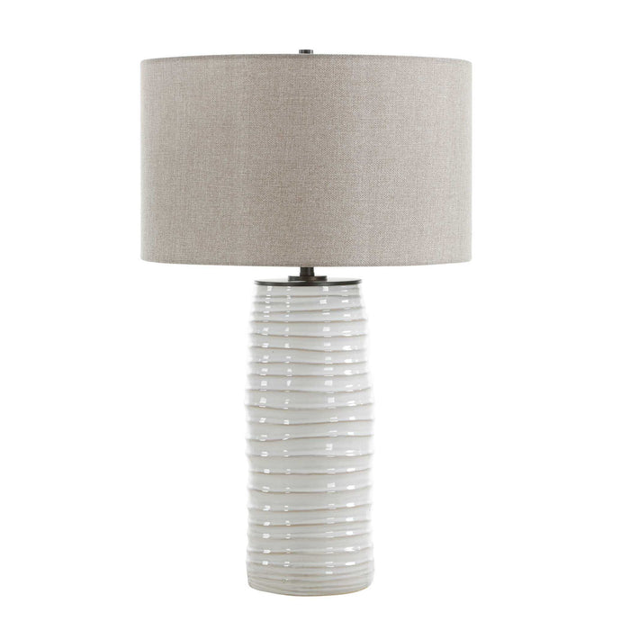 Barat - Ceramic Table Lamp - White