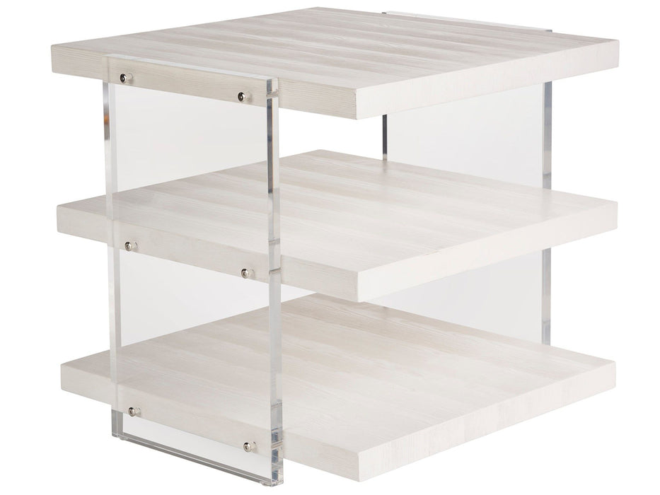 Weekender Coastal Living Home / St Kitts - End Table - Pearl Silver