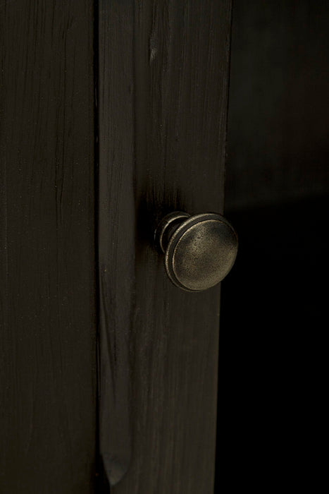 Peebles - Display Cabinet - Black