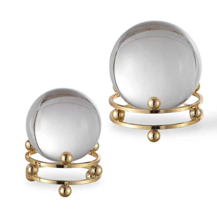 Alega - Spheres (Set of 2) - Gold