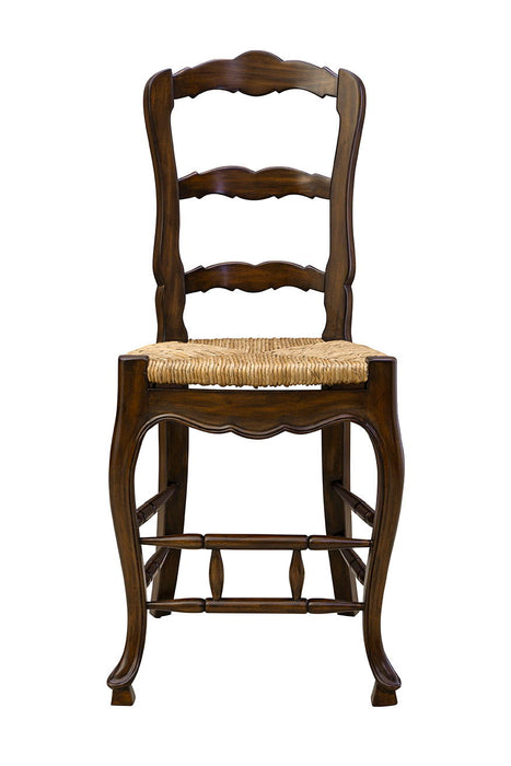 24" Ladderback Counter Stool - Dark Brown