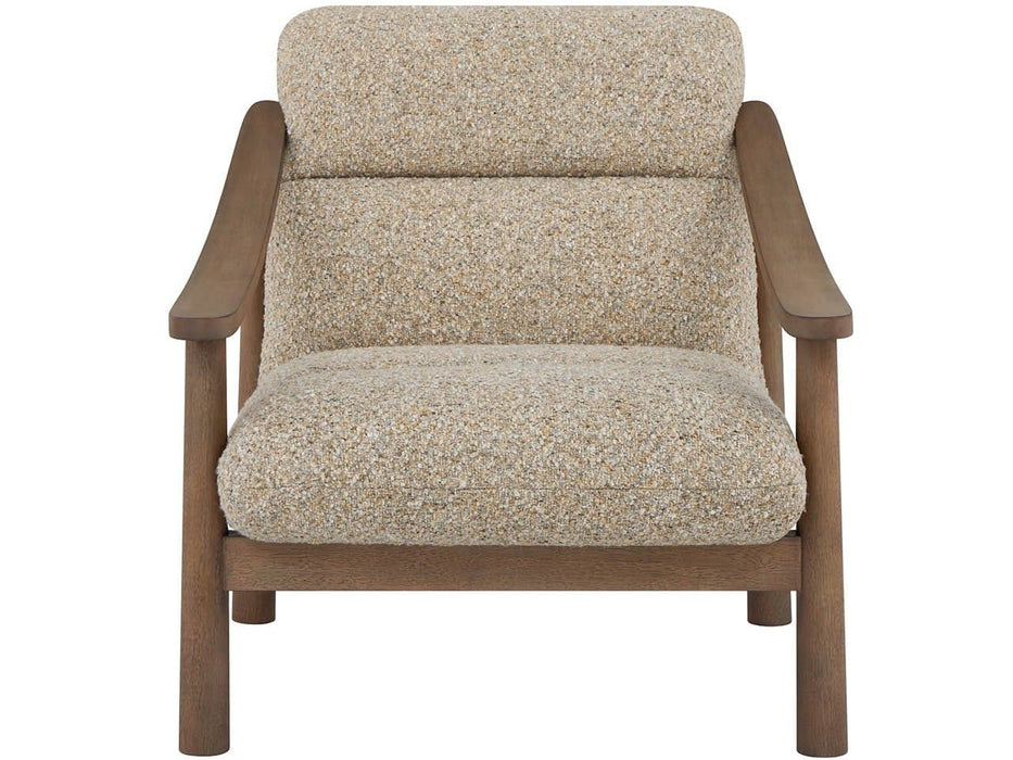 Colt - Occasional Chair - Beige / Dark Brown