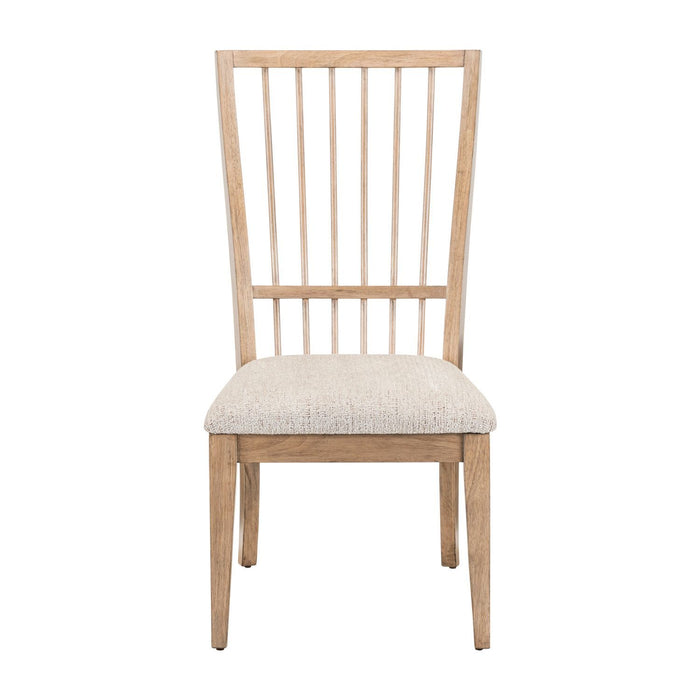 Haven Hills - Spindle Back Side Chair - Camel Beige