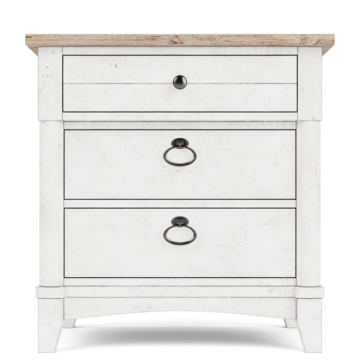 Maddox - 3 Drawer Nightstand - White