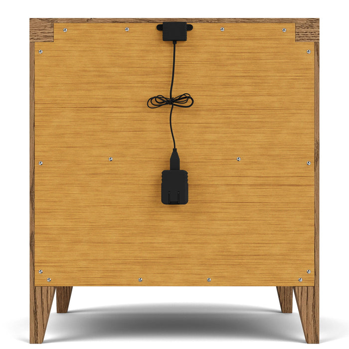 Halbrooke - One Drawer Nightstand - Light Brown