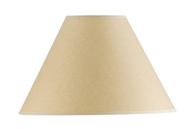 Coolie - 9 1 / 4" Height Round Kraft Paper Shade - Beige