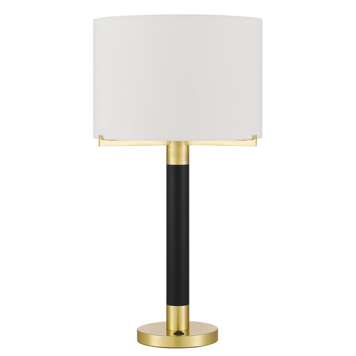 Goldston - 27.5" Height Metal Table Lamp - Antique Brass / Black