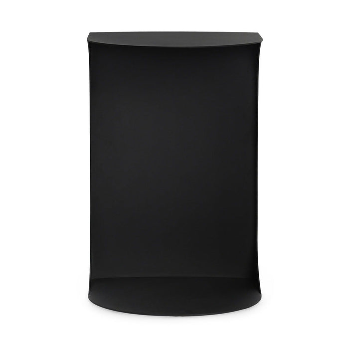 Cote - 16" Metal Accent Table - Black