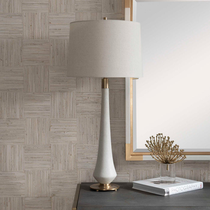 Marille - Stone Table Lamp - Beige