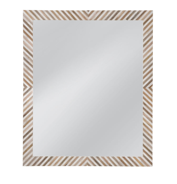 Karl - Wall Mirror - Natural / Cream
