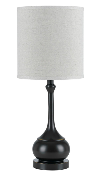 Tapron - 24.5" Height Metal Accent Lamp - Dark Bronze